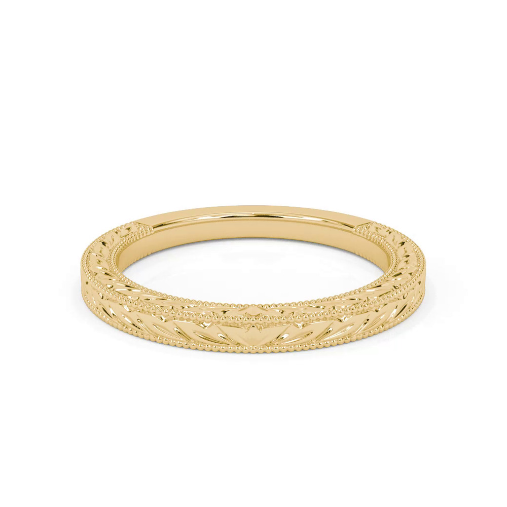 360 degree view of Kensie Hand-Engraved Band