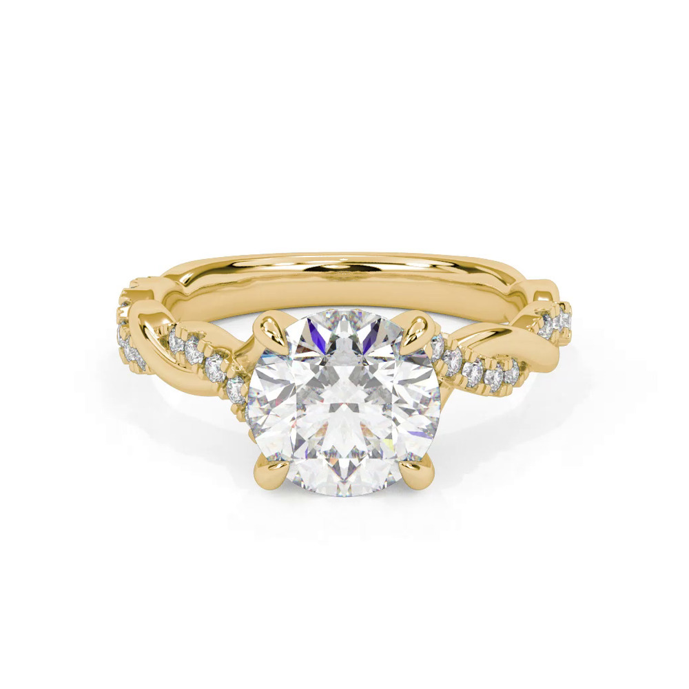 360 degree view of Kayleigh Grand Lab Diamond Twist Engagement Ring