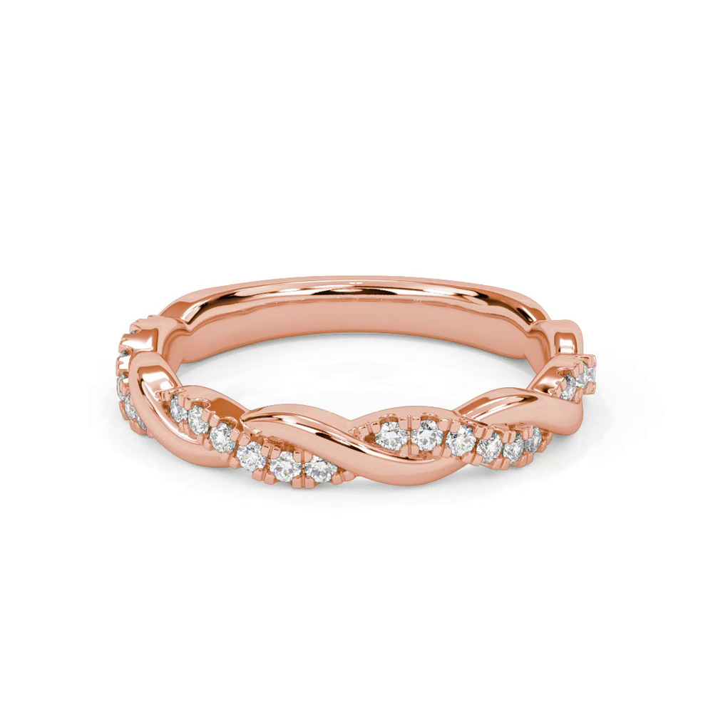 360 degree view of Kayleigh Grand Diamond Twist Band