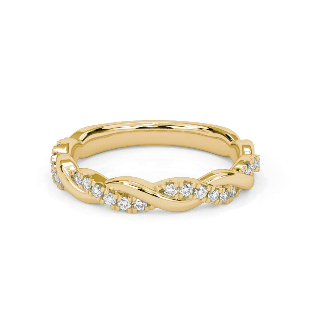 360 degree view of Kayleigh Grand Diamond Twist Band