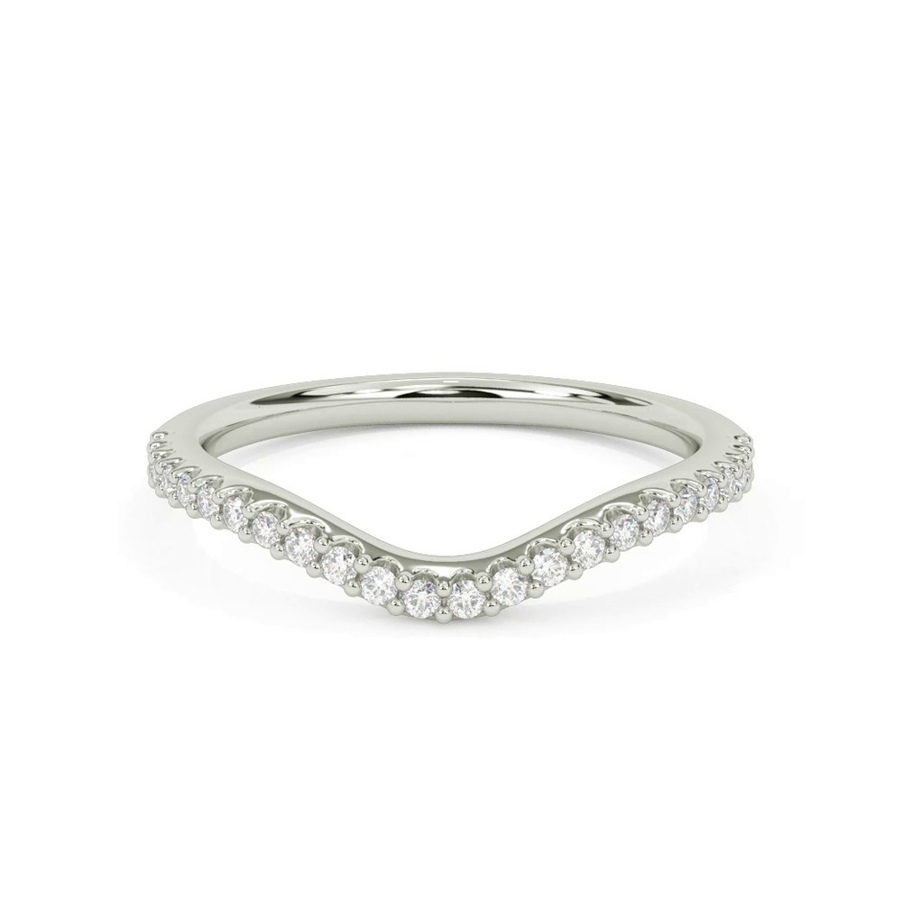 360 degree view of Jillian Diamond Wedding Band