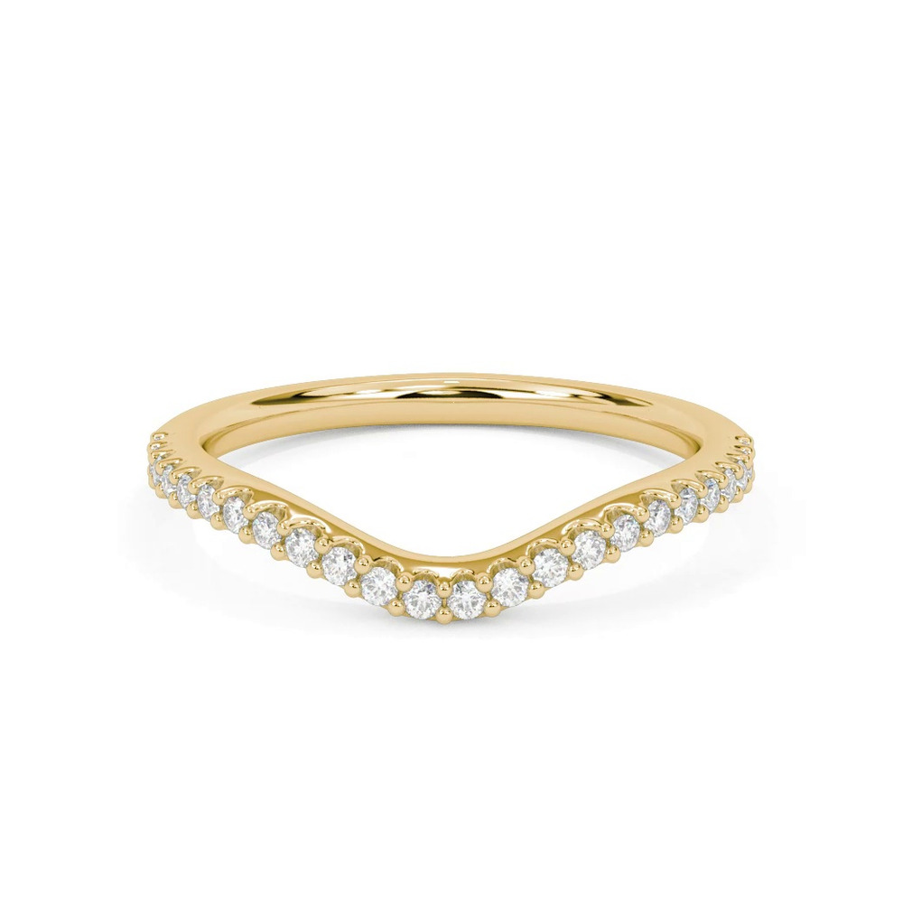 360 degree view of Jillian Diamond Wedding Band