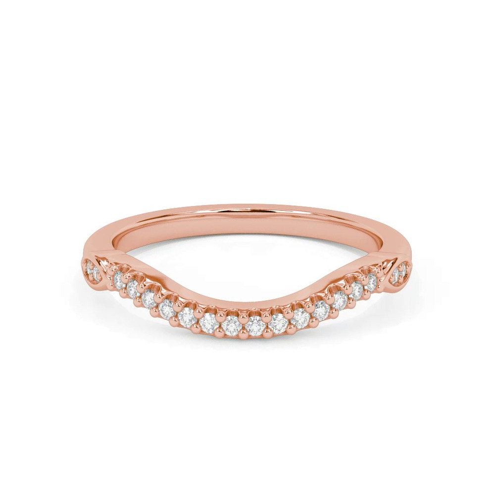 360 degree view of Dolly Diamond Wedding Band