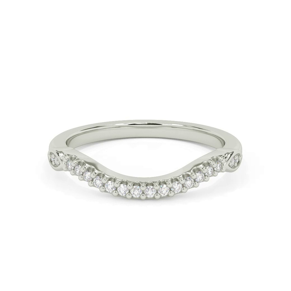 360 degree view of Dolly Diamond Wedding Band