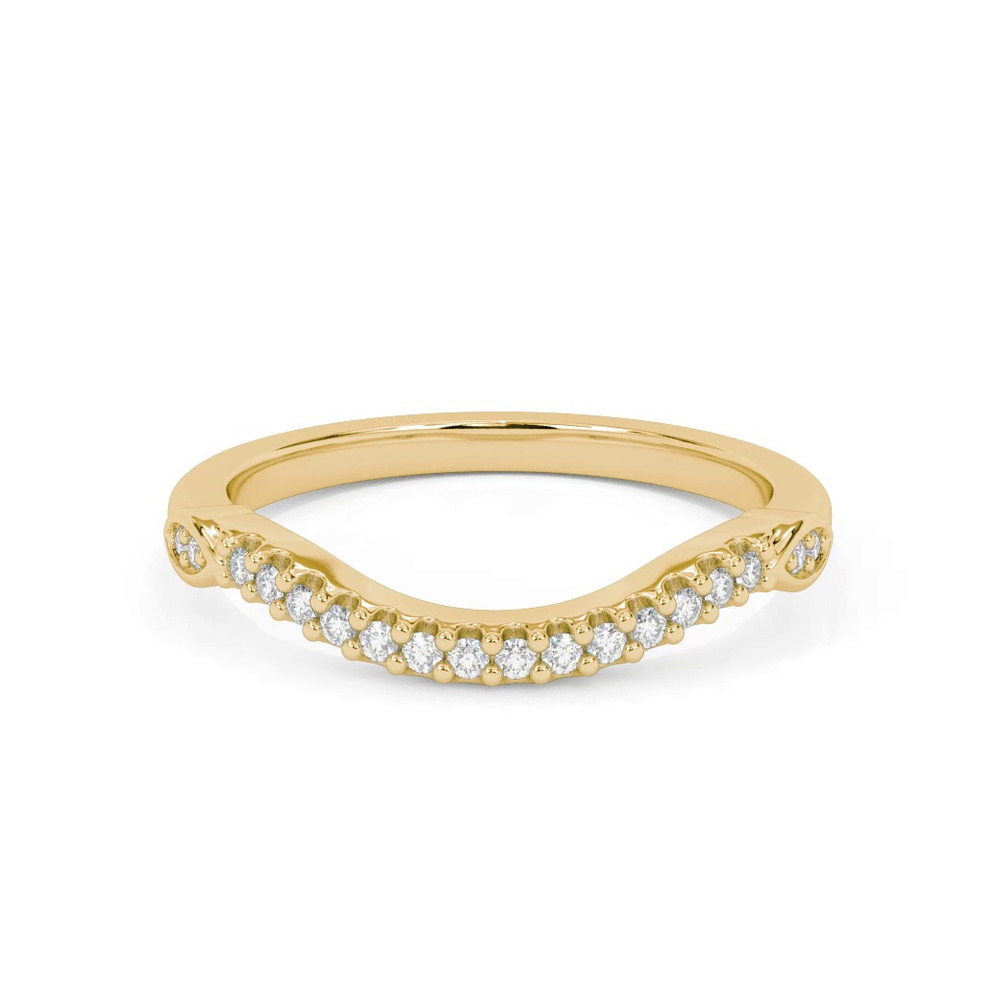 360 degree view of Dolly Diamond Wedding Band