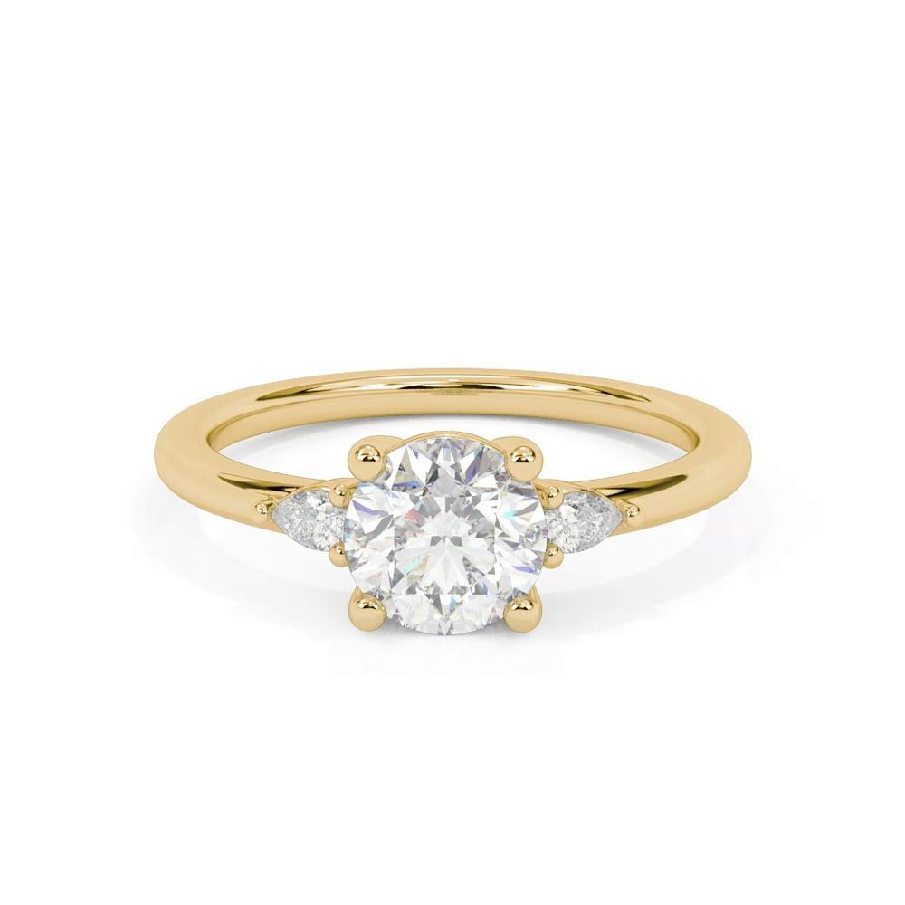 360 degree view of Julie Pear Shaped Diamond Engagement Ring