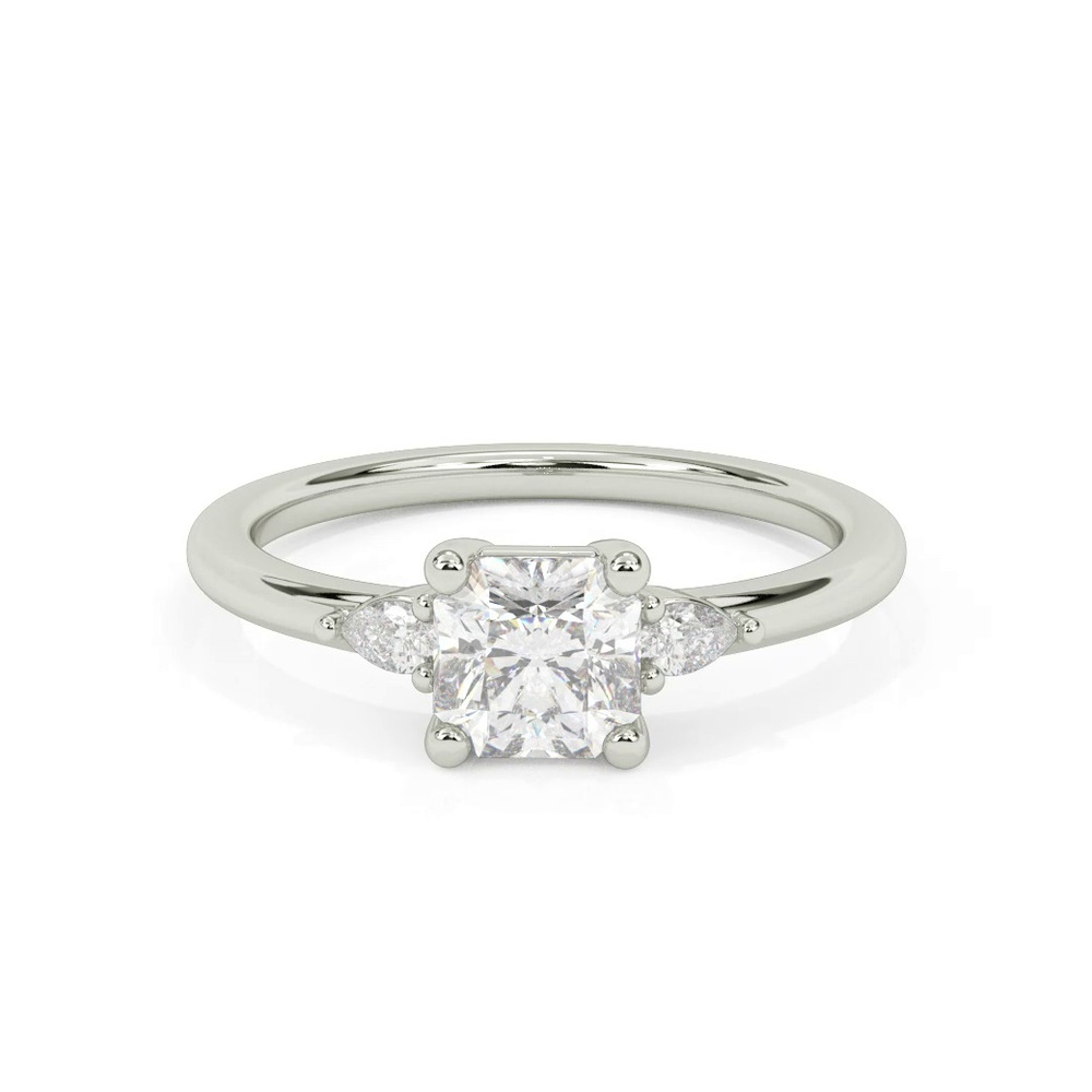 360 degree view of Julie Pear Shaped Lab Diamond Engagement Ring