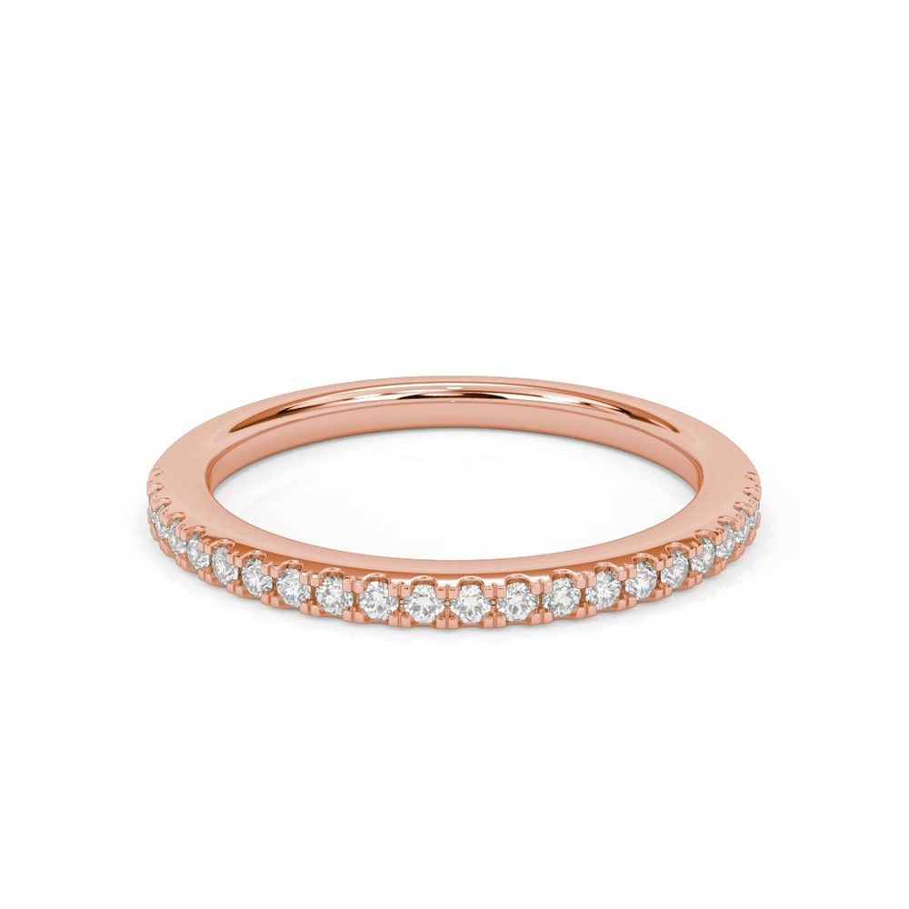 360 degree view of Marlo Pavé Diamond Band