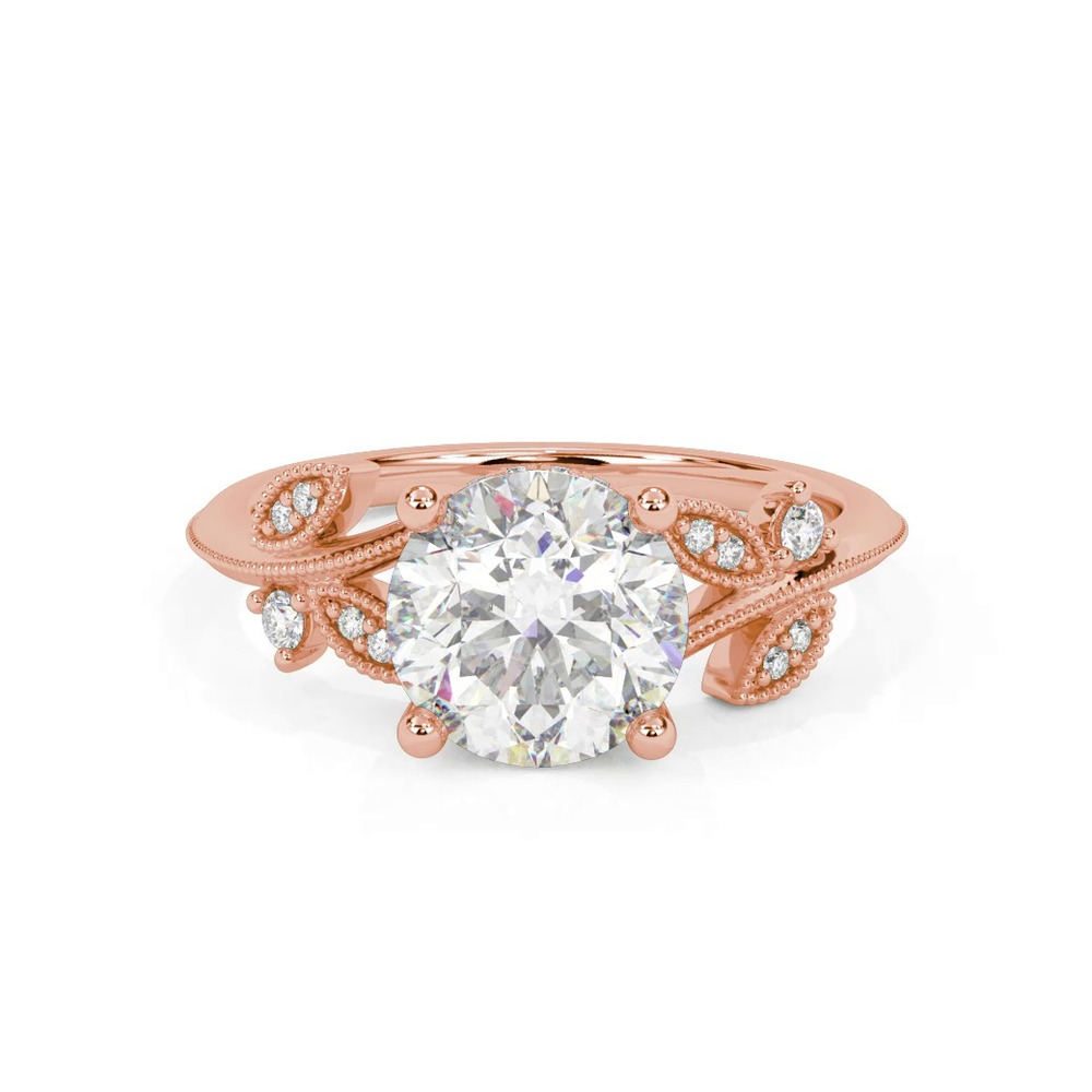 360 degree view of Florant Primrose Hidden Halo Engagement Ring