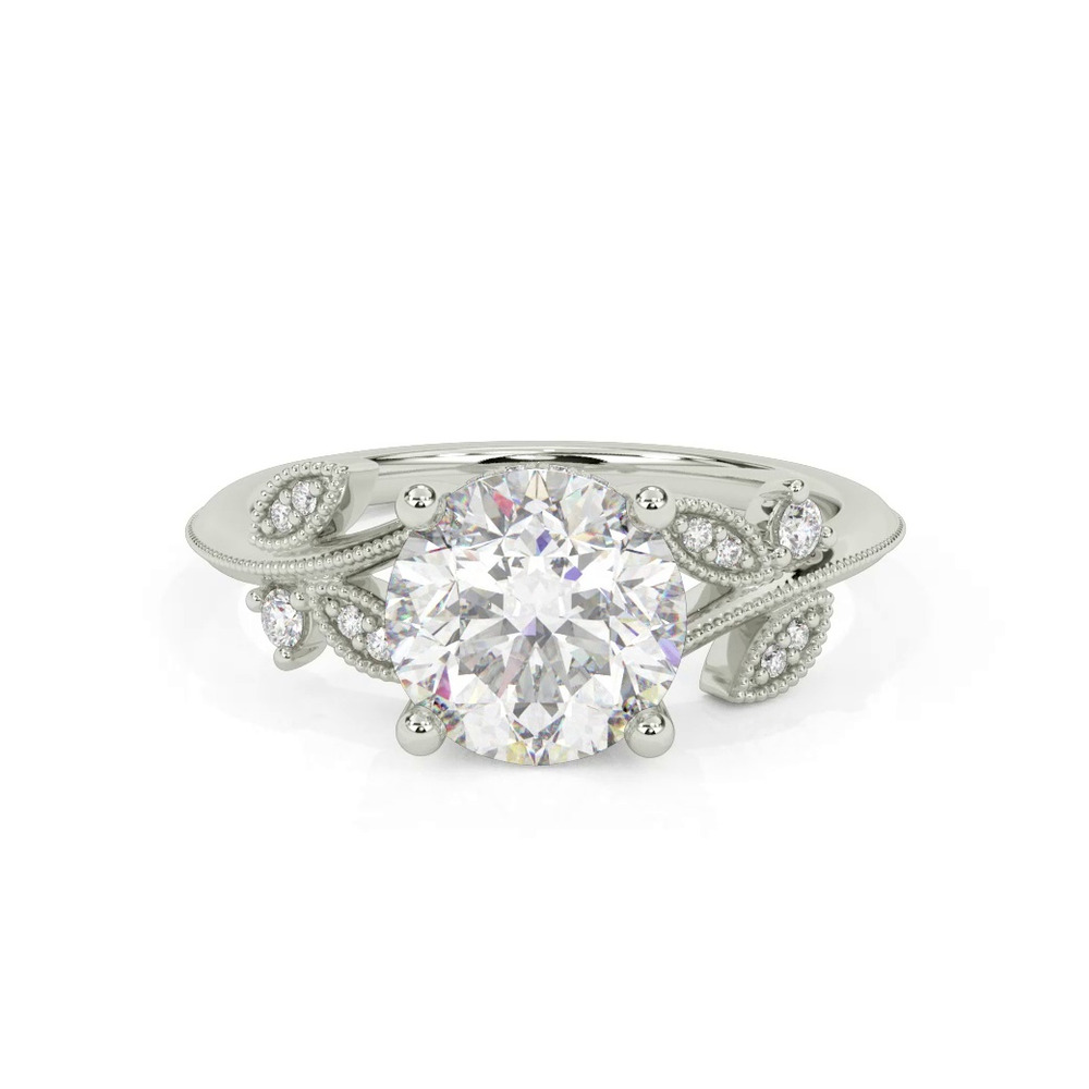 360 degree view of Florant Primrose Hidden Halo Engagement Ring