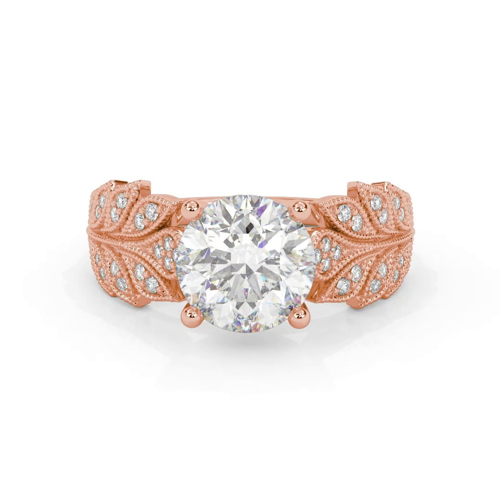 360 degree view of Florant Laurel Vintage Engagement Ring