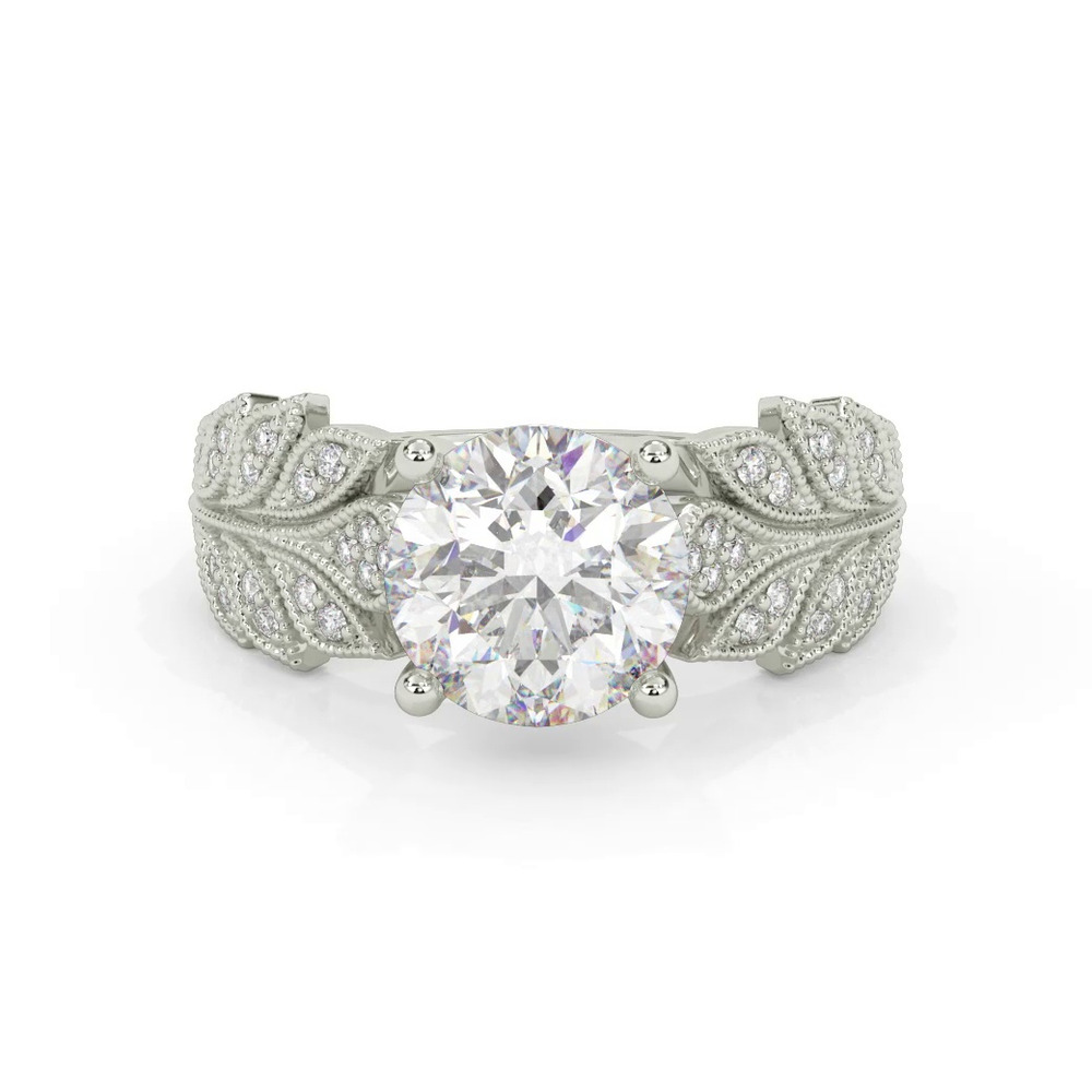 360 degree view of Florant Laurel Vintage Engagement Ring