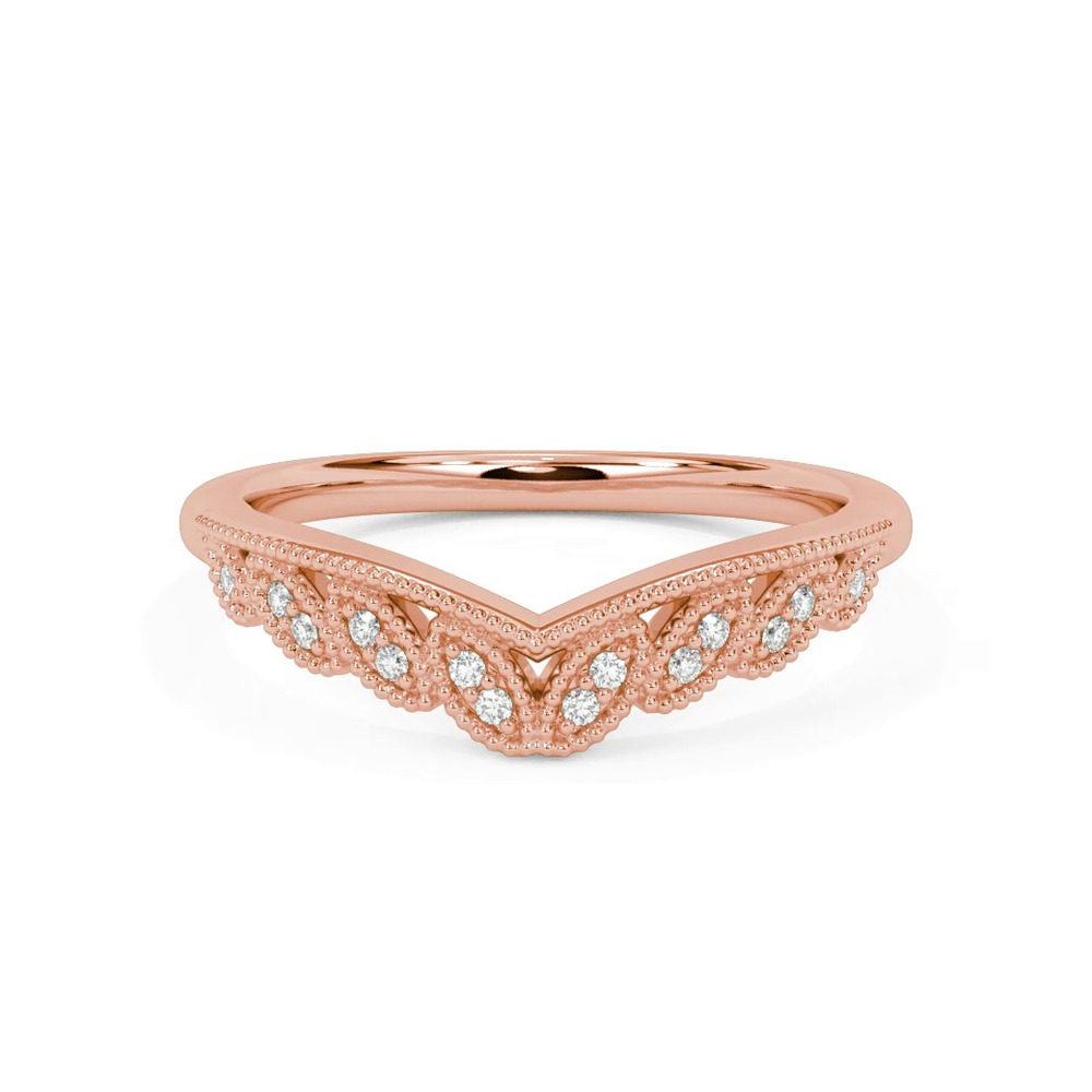 360 degree view of Florant Gardenia Chevron Band