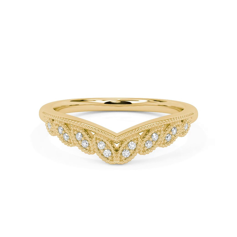 360 degree view of Florant Gardenia Chevron Band