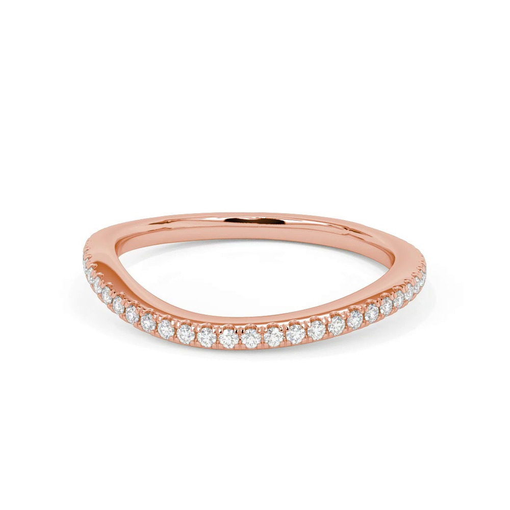 360 degree view of Amal Pavé Diamond Band