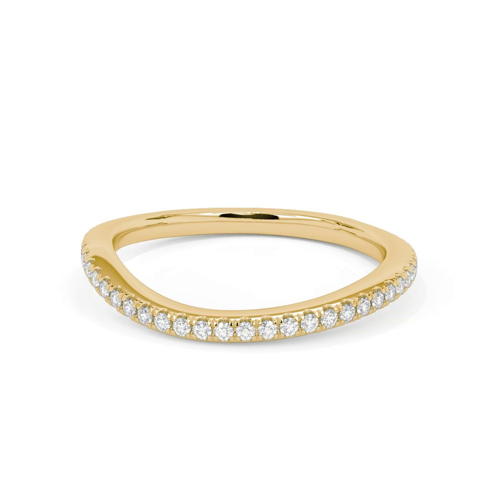 360 degree view of Amal Pavé Diamond Band