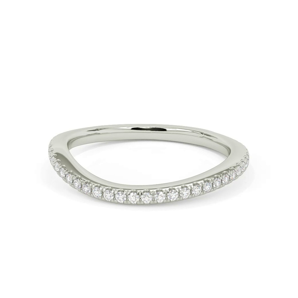 360 degree view of Amal Pavé Diamond Band