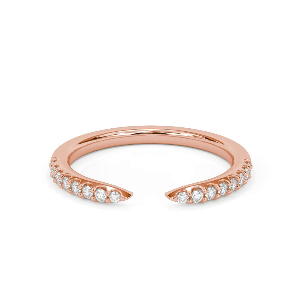 360 degree view of Open-End Lab Diamond Band