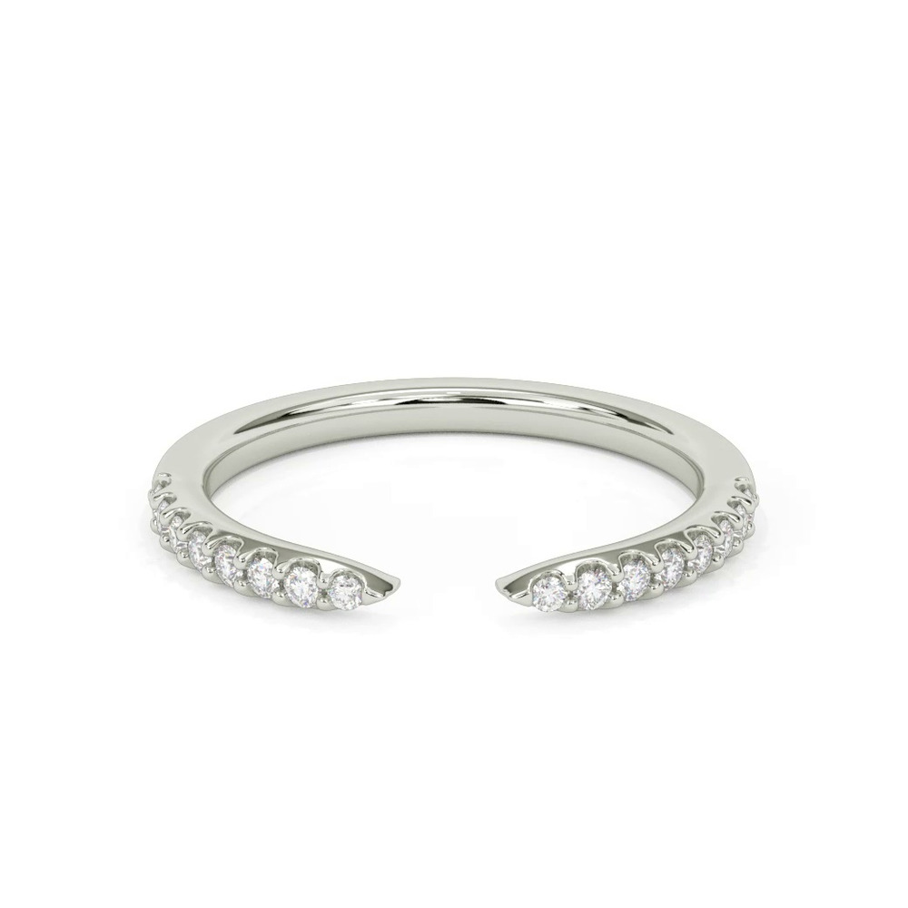 360 degree view of Open-End Lab Diamond Band