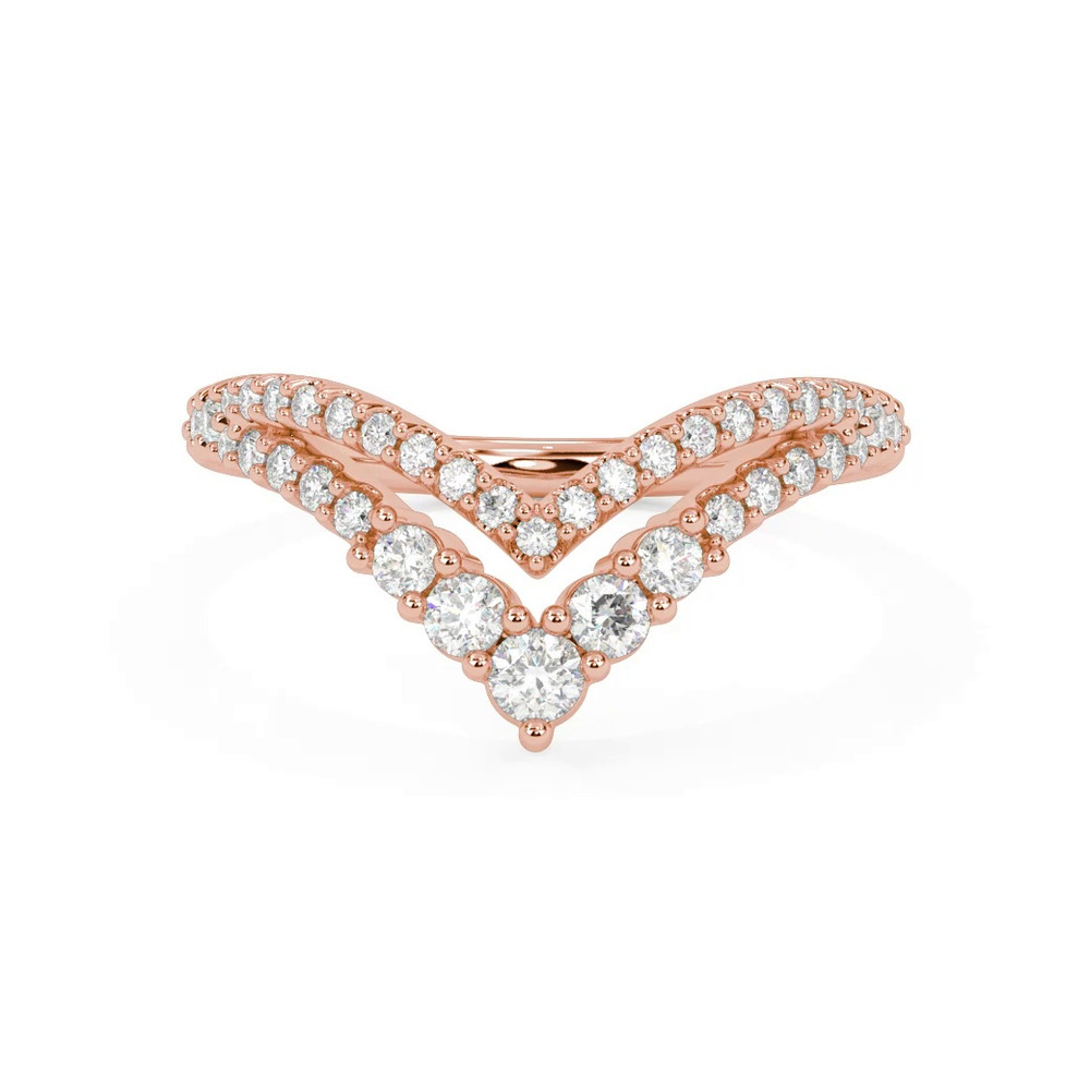 360 degree view of Graduated Diamond Double V-Band