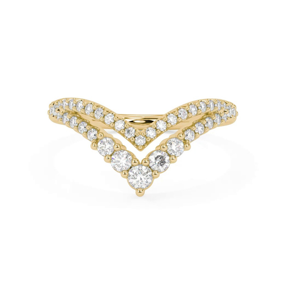 360 degree view of Graduated Diamond Double V-Band