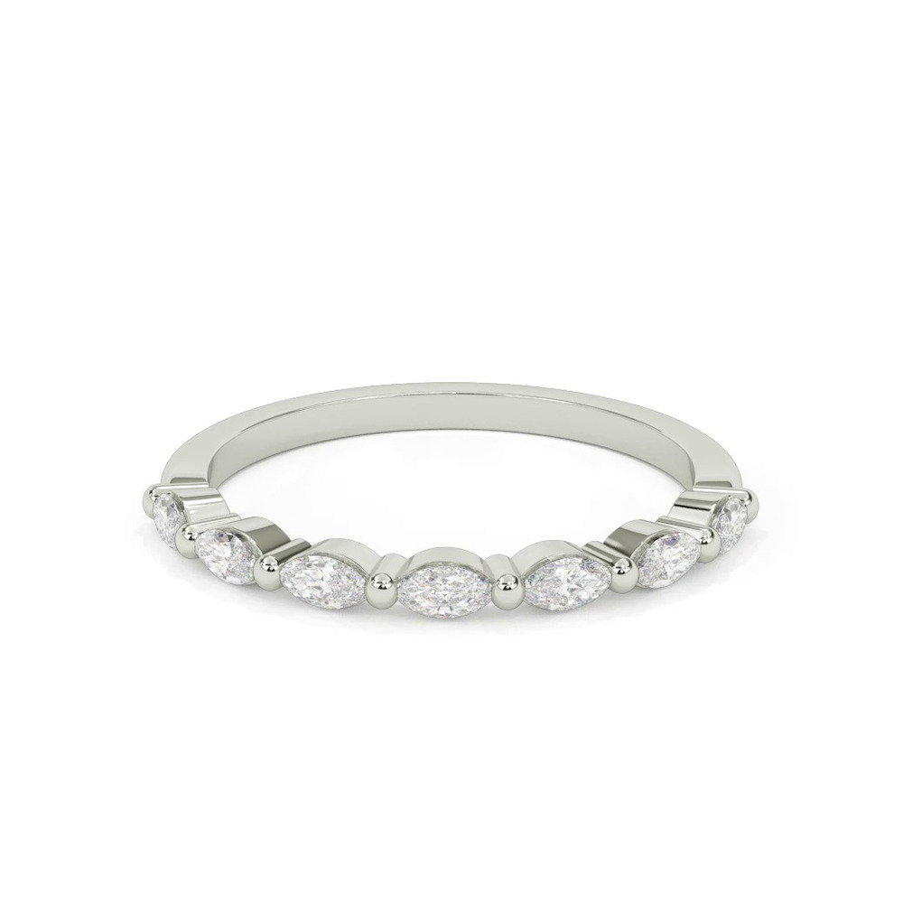 360 degree view of Petite Marquise Diamond Band (1/3 ct. tw.)