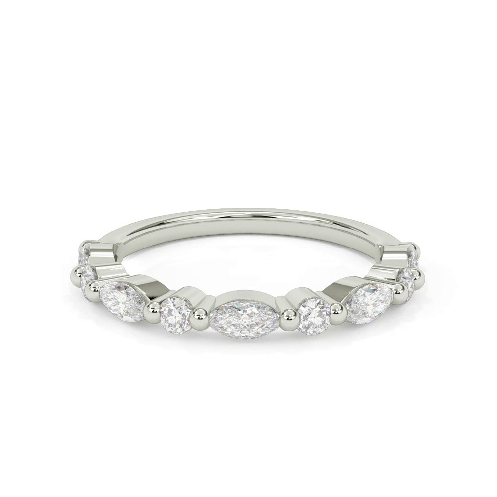 360 degree view of Deluxe Round and Marquise Diamond Band (3/4 ct. tw.)
