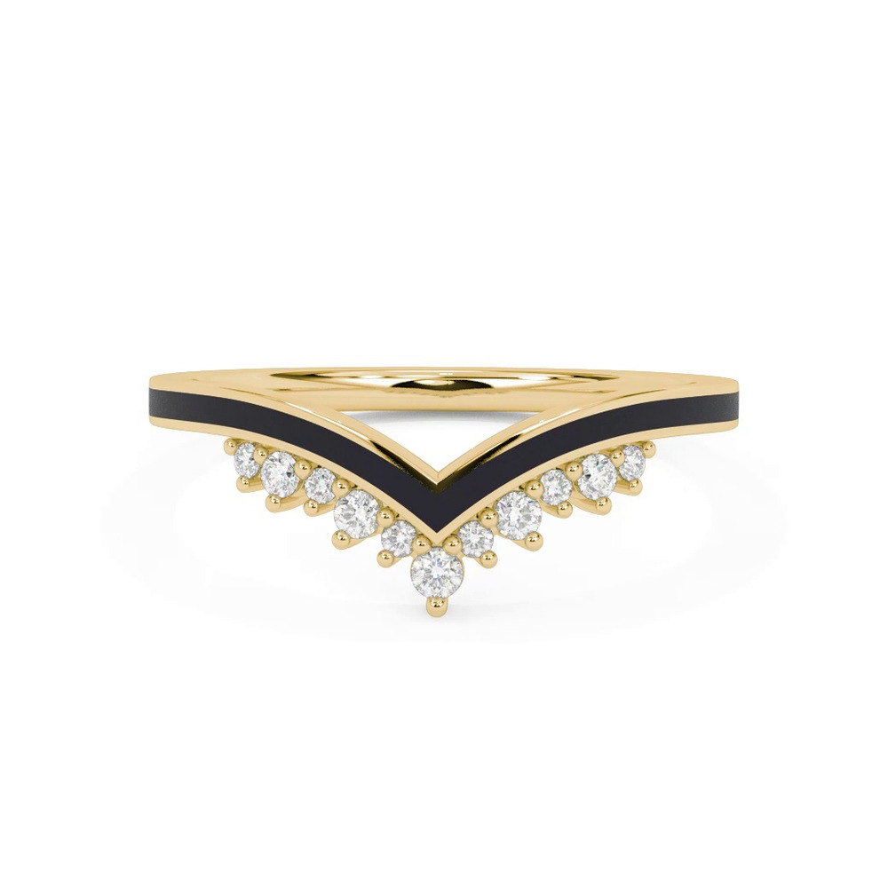 360 degree view of Diamond And Ceramic Tiara Band