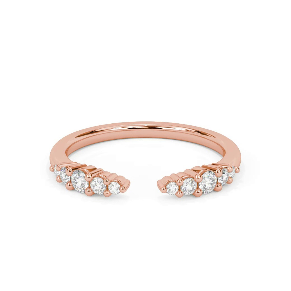 360 degree view of Lottie Diamond Open Band