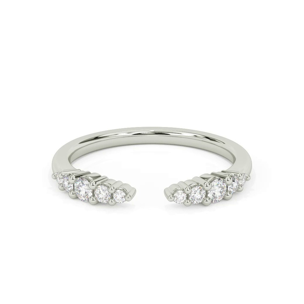 360 degree view of Lottie Diamond Open Band