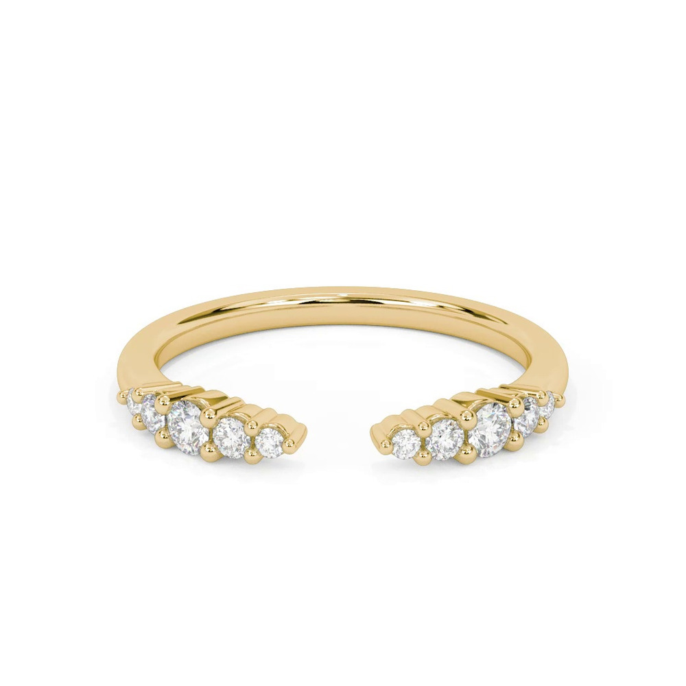 360 degree view of Lottie Diamond Open Band