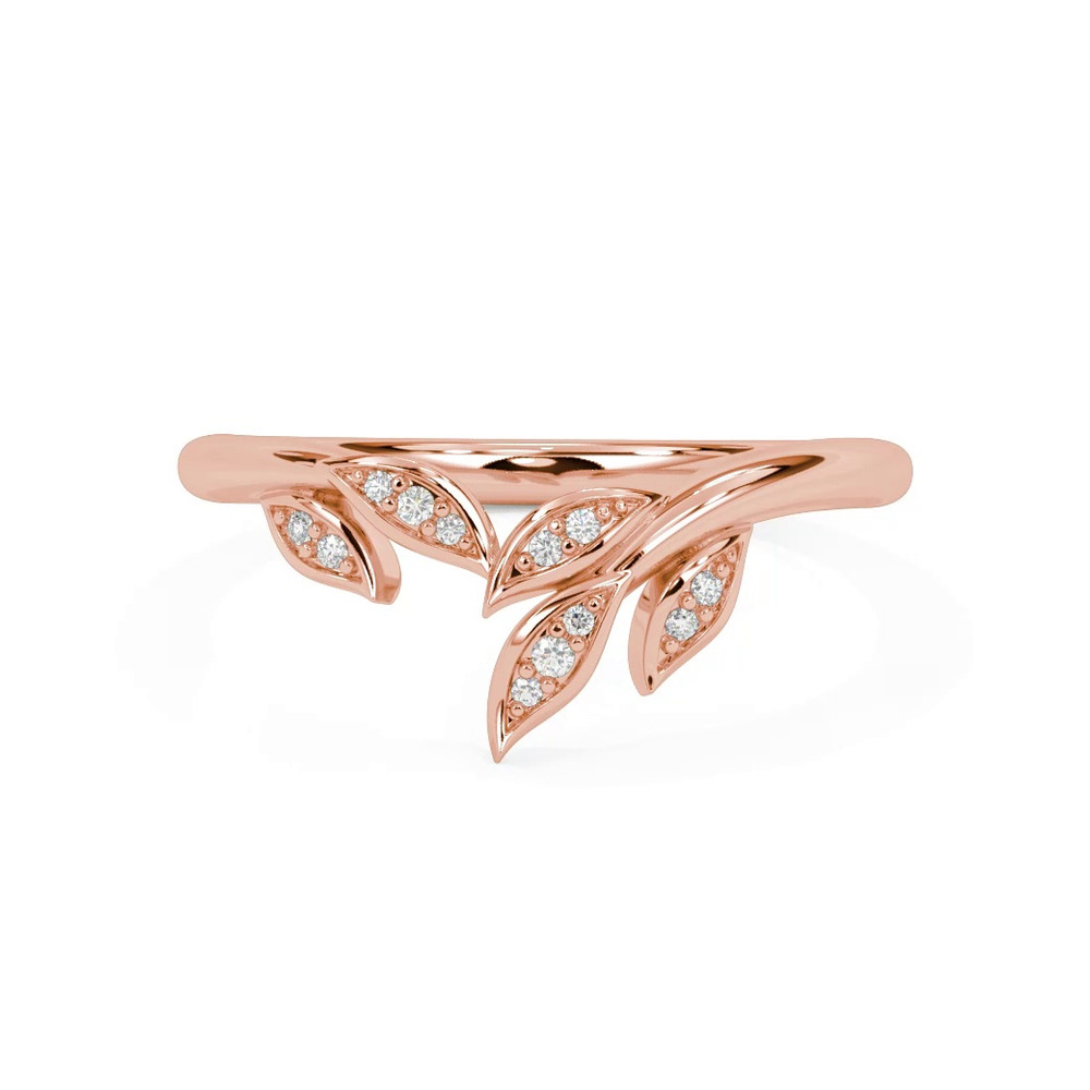 360 degree view of Periwinkle Petal Polished Band