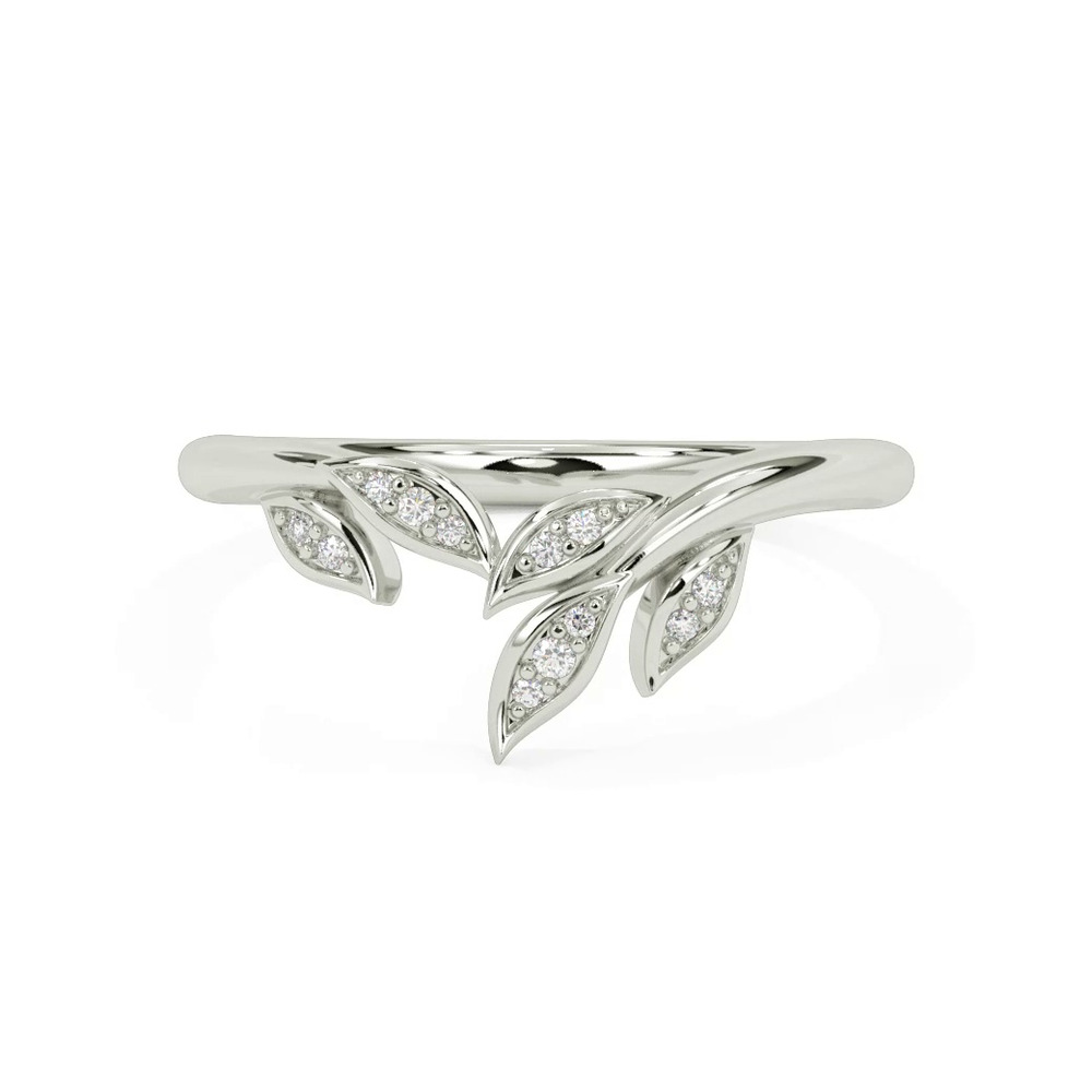 360 degree view of Periwinkle Petal Polished Band