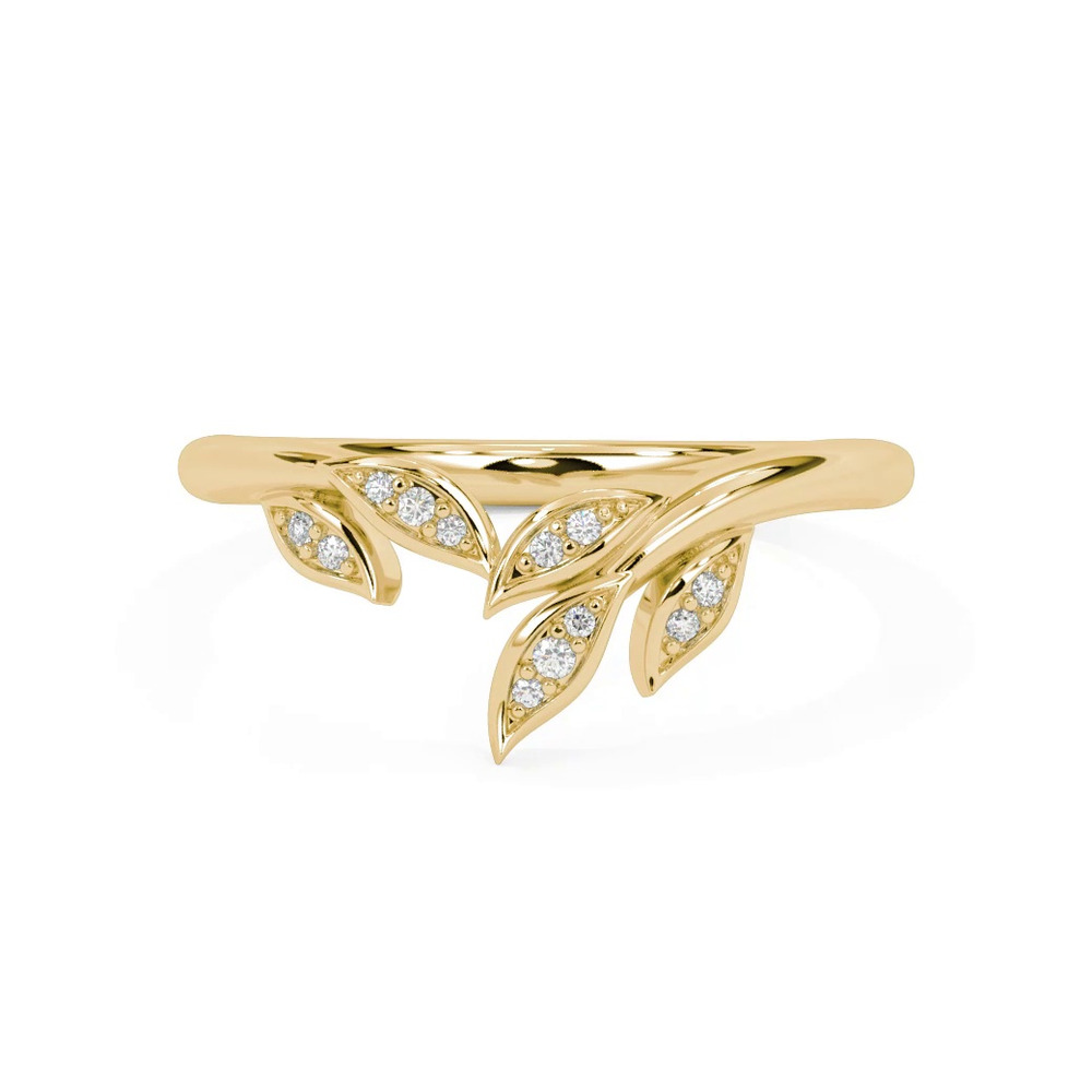 360 degree view of Periwinkle Petal Polished Band
