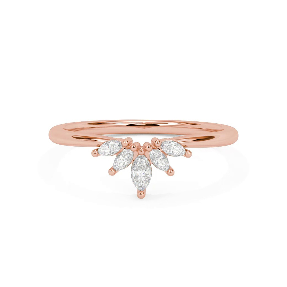 360 degree view of Marquise Diamond Tiara Band