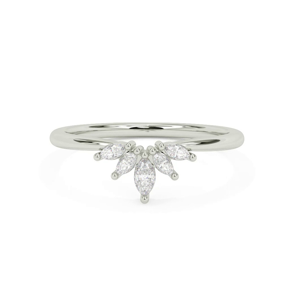 360 degree view of Marquise Diamond Tiara Band