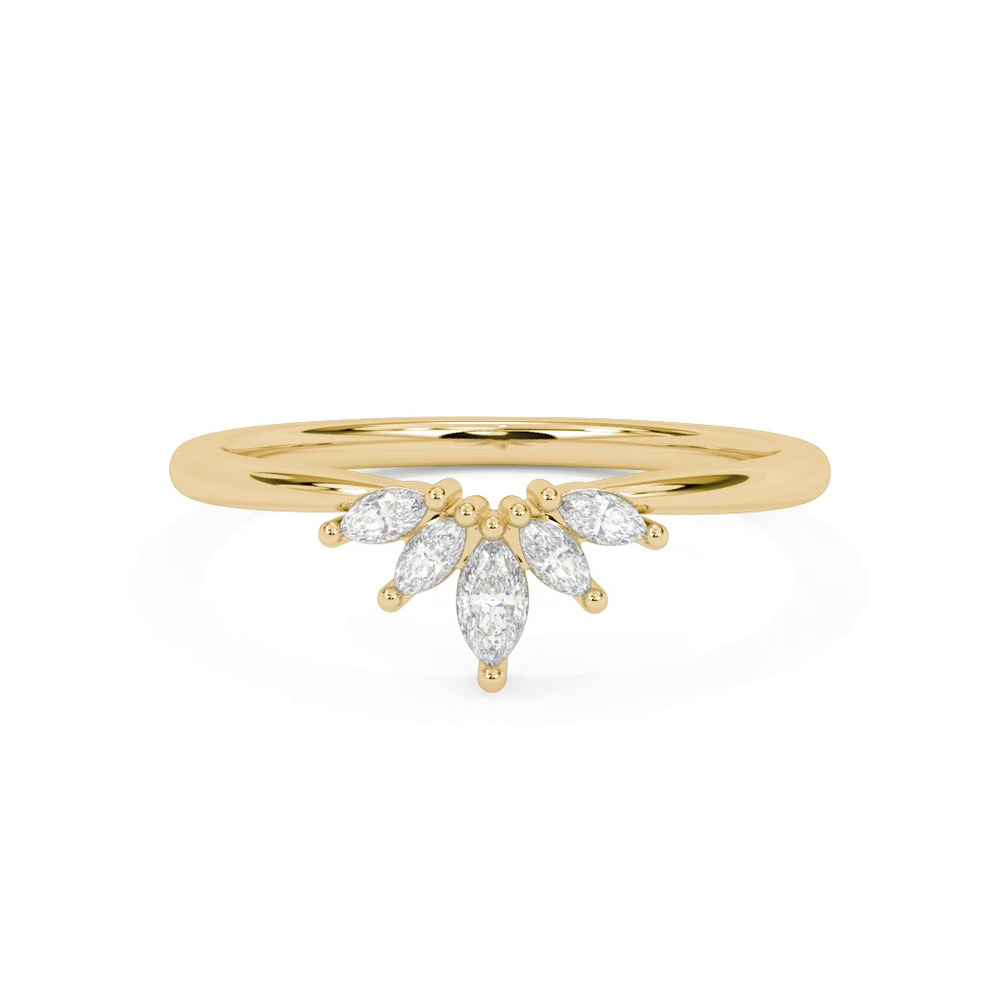 360 degree view of Marquise Diamond Tiara Band