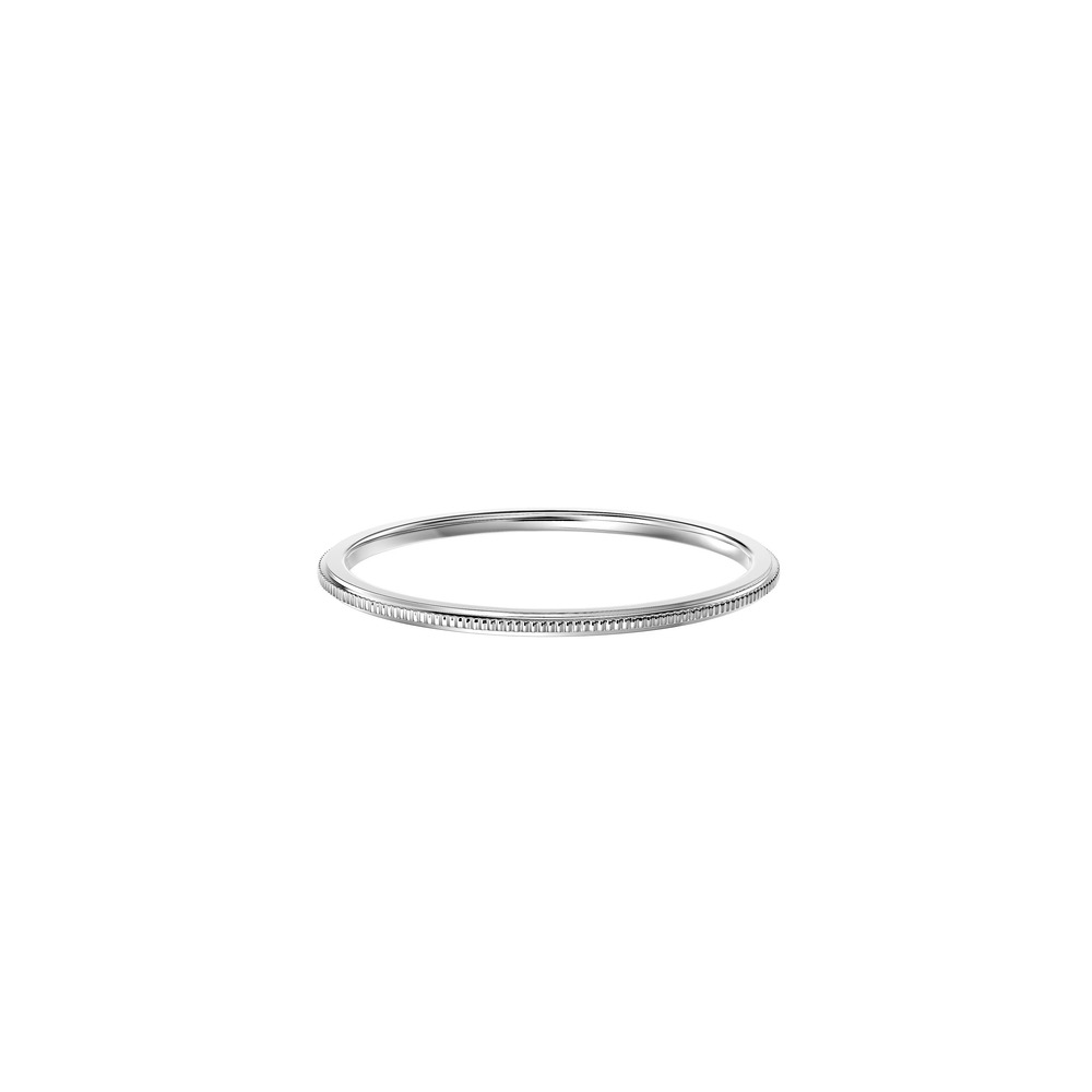 360 degree view of Milgrain Stackable Band (1mm)