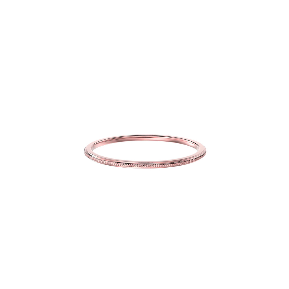 360 degree view of Milgrain Stackable Band (1mm)