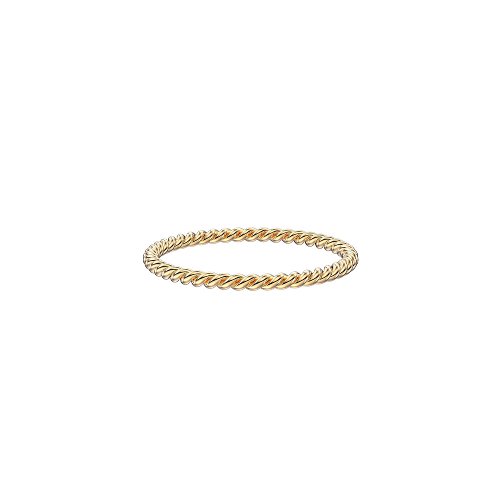 360 degree view of Hand Twist Stackable Band (1.5mm)