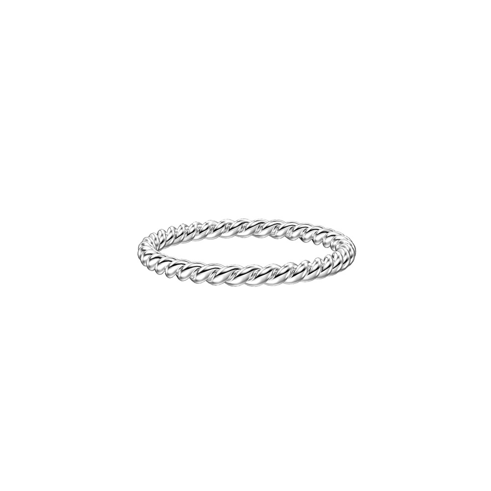 360 degree view of Hand Twist Stackable Band (2mm)