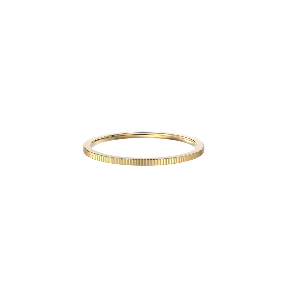 360 degree view of Fluted Stackable Band (1mm)