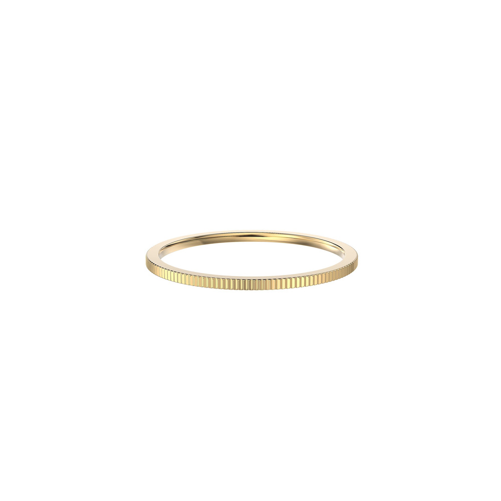 360 degree view of Fluted Stackable Band (1mm)
