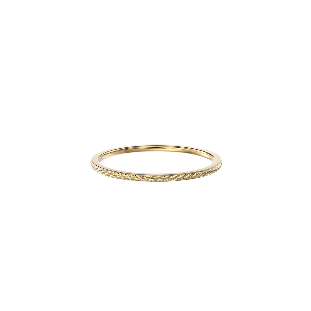 360 degree view of Twist Stackable Band (1mm)