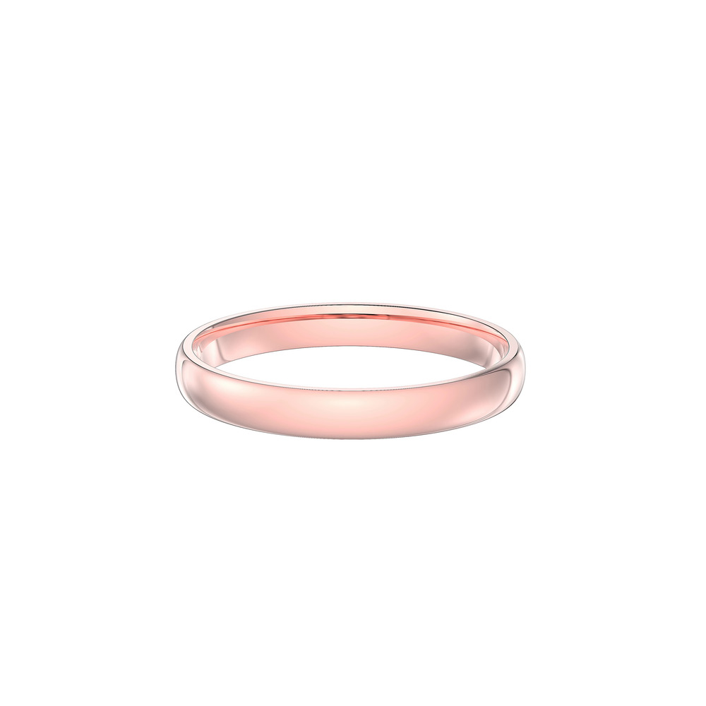 360 degree view of Classic Lightweight Wedding Band (3mm)