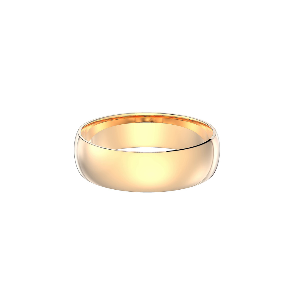 360 degree view of Classic Lightweight Wedding Band (6mm)