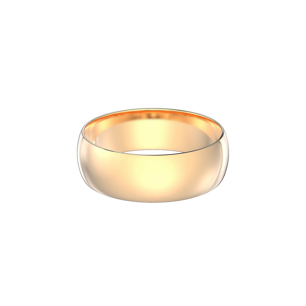 360 degree view of Classic Lightweight Wedding Band (7mm)