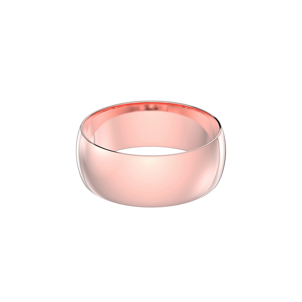 360 degree view of Classic Lightweight Wedding Band (8mm)