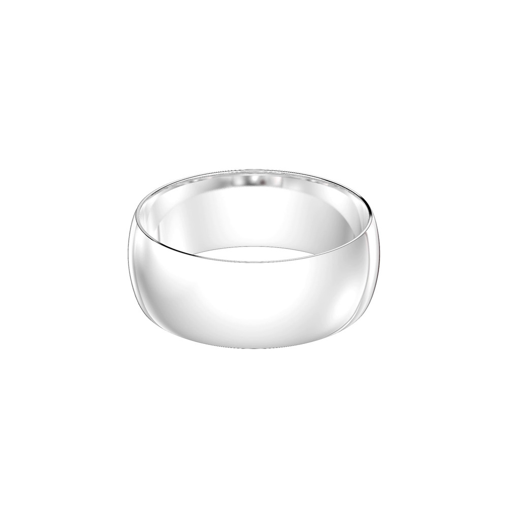 360 degree view of Classic Lightweight Wedding Band (8mm)