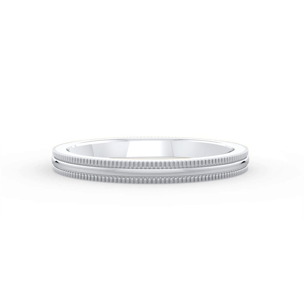 360 degree view of High Dome Coin Edge Band (2mm)